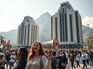 Protest of environmental rights