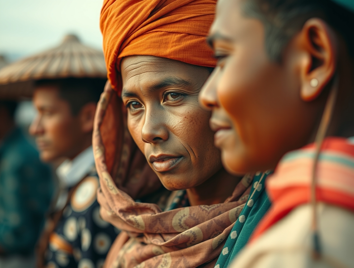 A cinematic portrait photograph of November 2025 holidays and National observances in retrospect of sustainability, culture, global relations, international affairs, and Nationalist ideals, captured through the lens of cinematic photography, with a warm color palette and shallow depth of field, featuring a blend of earthy tones and subtle hints of vibrant colors, set against a softened background with gentle lighting, emphasizing the subject's facial features and expressions, with a focus on the intersection of cultural heritage and global connectivity, incorporating subtle symbols and motifs that reflect the themes of sustainability and international cooperation, presented in a widescreen aspect ratio with ample negative space, allowing the viewer's eye to roam freely and absorb the nuances of the scene.