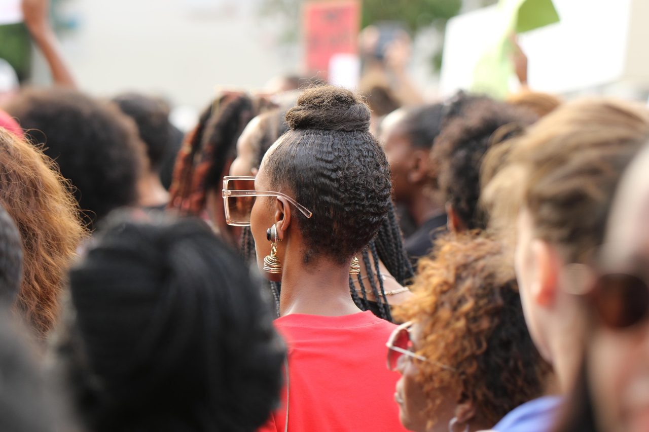 Black lives matter, Protester, Black image.https://pixabay.com/photos/black-lives-matter-protester-black-5251388/